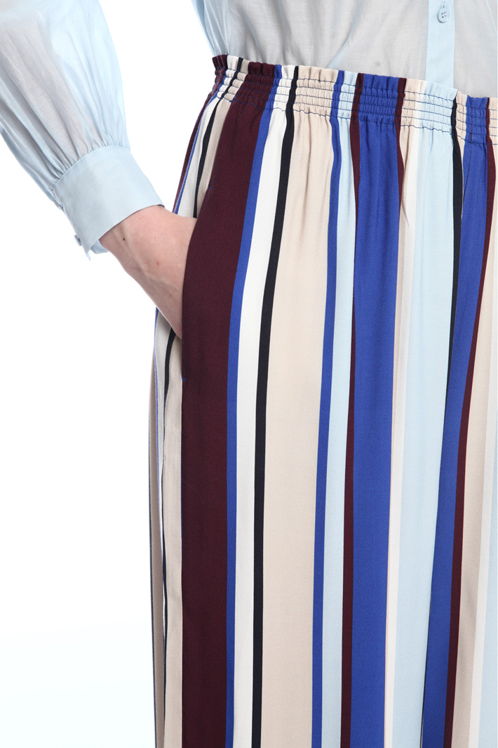 Pantaloni cropped in viscosa Fashion Market Pantaloni cropped in viscosa Fashion Market