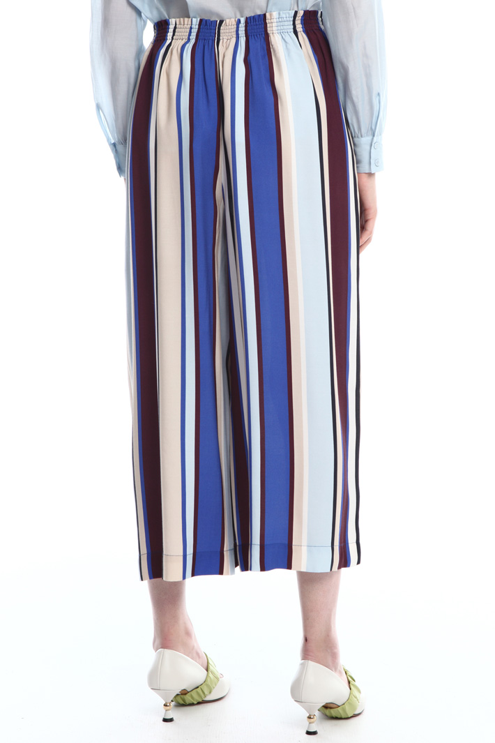 Pantaloni cropped in viscosa Fashion Market Pantaloni cropped in viscosa Fashion Market