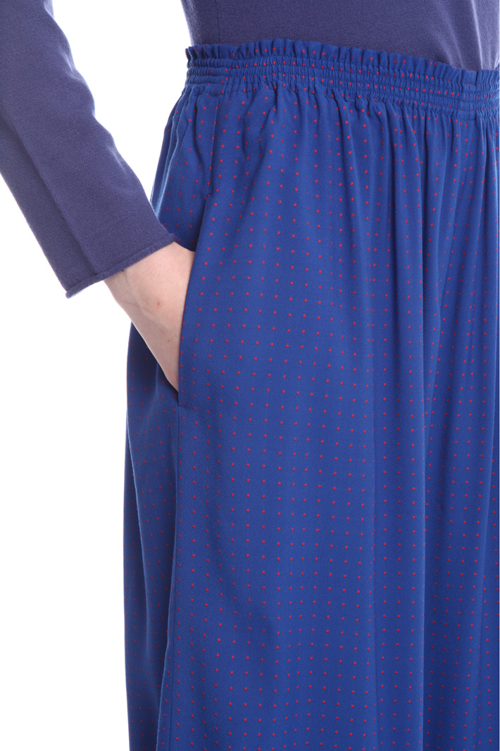 Pantaloni cropped in viscosa Fashion Market Pantaloni cropped in viscosa Fashion Market