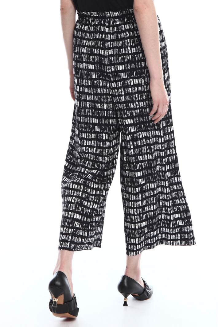 Pantaloni cropped stampati Fashion Market Pantaloni cropped stampati Fashion Market