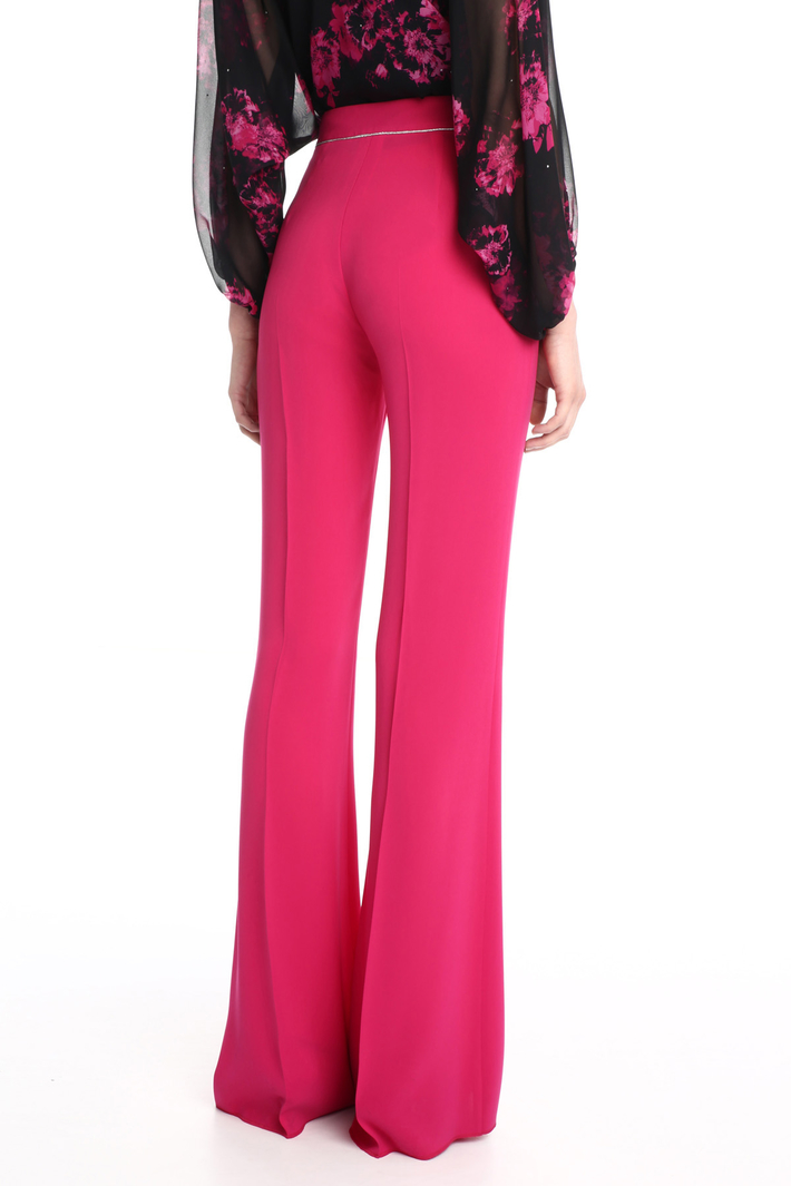 Pantaloni a zampa in cady Fashion Market Pantaloni a zampa in cady Fashion Market