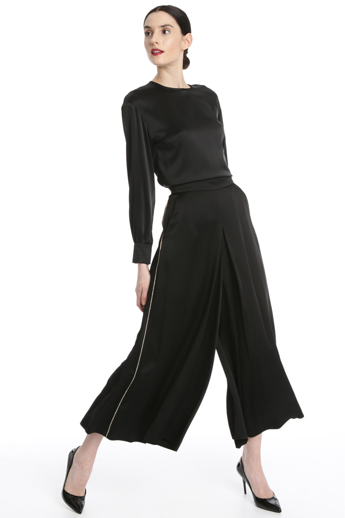 Gonna pantalone in satin Fashion Market Gonna pantalone in satin Fashion Market
