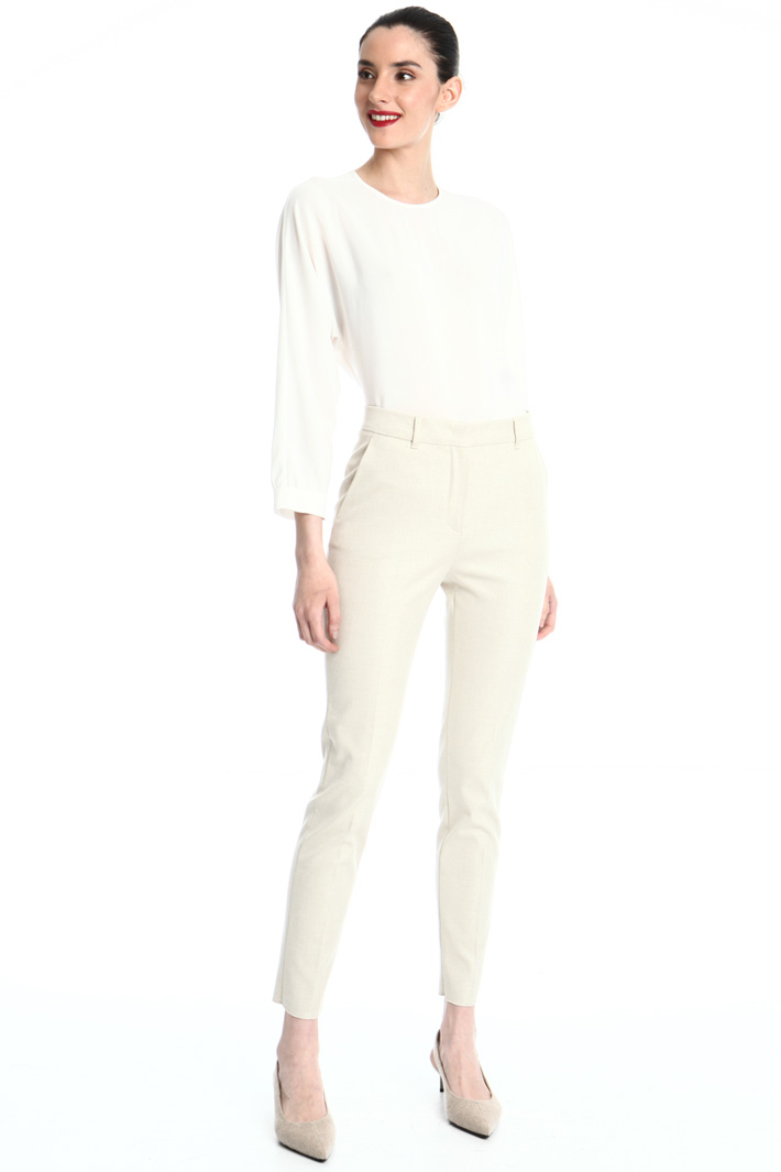 Pantaloni in gabardina Fashion Market Pantaloni in gabardina Fashion Market