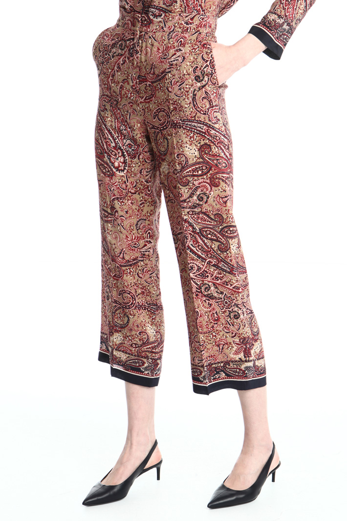 Pantaloni in crepe di seta Fashion Market Pantaloni in crepe di seta Fashion Market