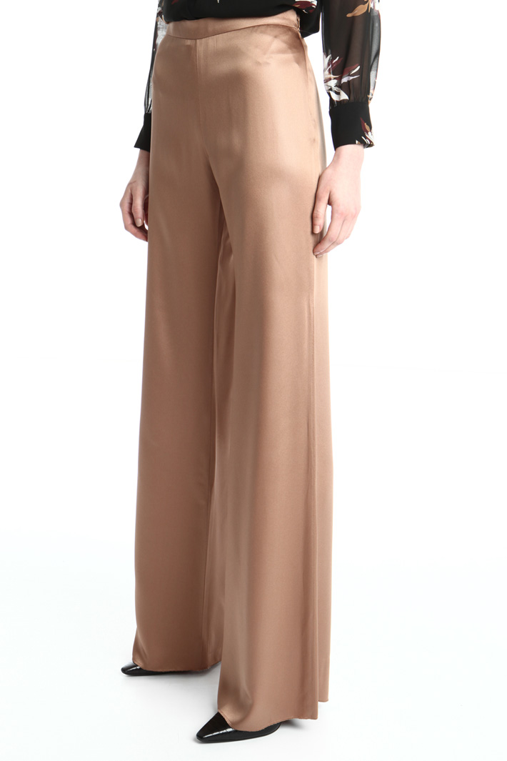 Pantaloni a palazzo in raso Fashion Market Pantaloni a palazzo in raso Fashion Market