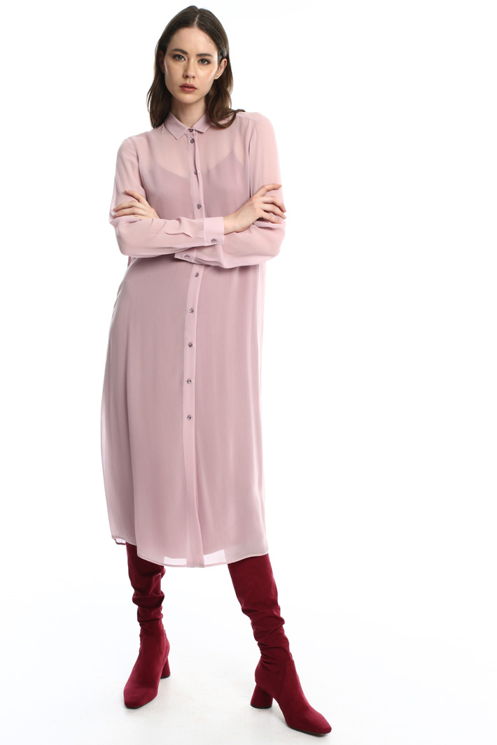 Abito chemisier in georgette Fashion Market Abito chemisier in georgette Fashion Market