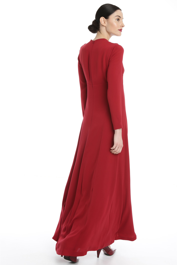 Abito lungo in cady Fashion Market Abito lungo in cady Fashion Market