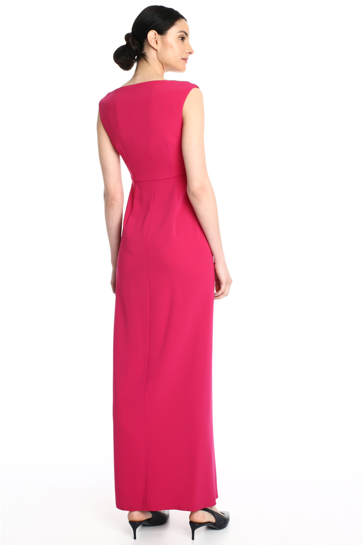 Abito lungo in cady Fashion Market Abito lungo in cady Fashion Market
