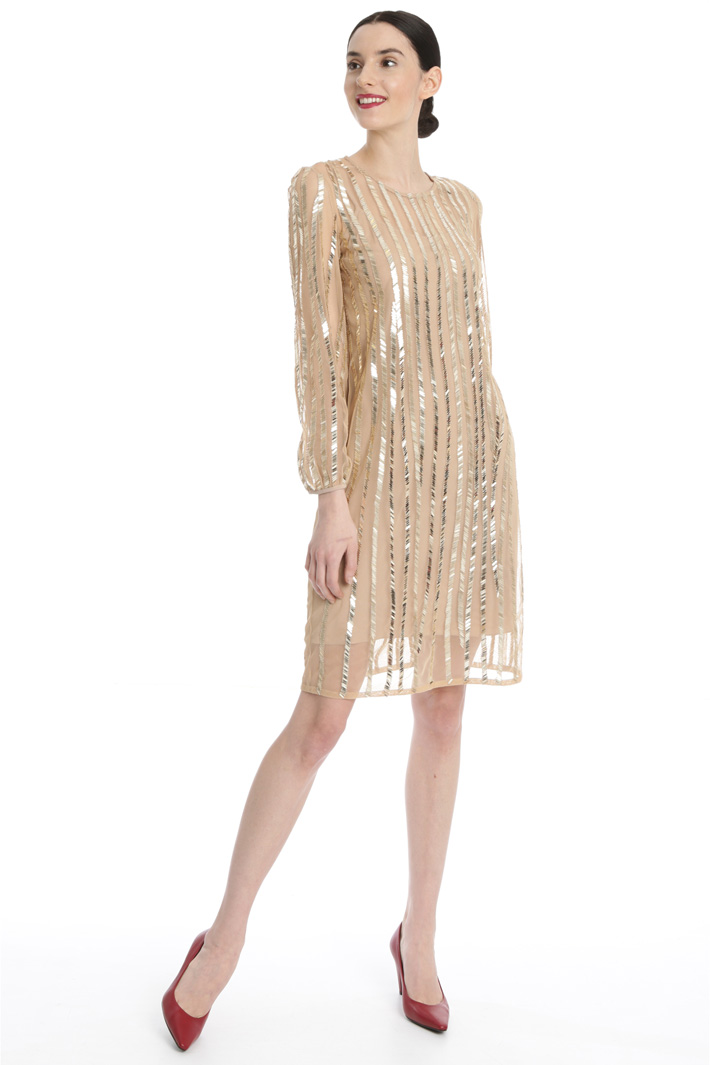 Abito in tulle con paillettes Fashion Market Abito in tulle con paillettes Fashion Market