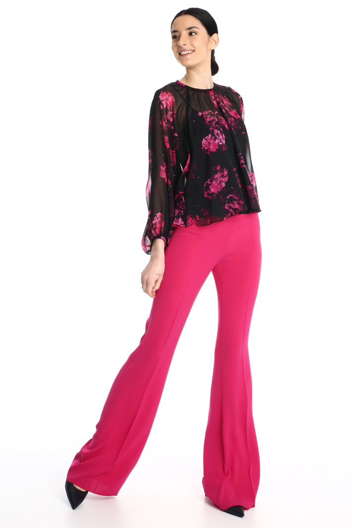 Blusa in georgette di seta Fashion Market Blusa in georgette di seta Fashion Market