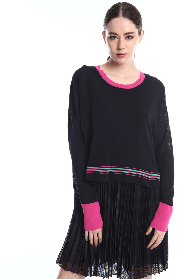 Abito plissé con maglia Fashion Market Abito plissé con maglia Fashion Market