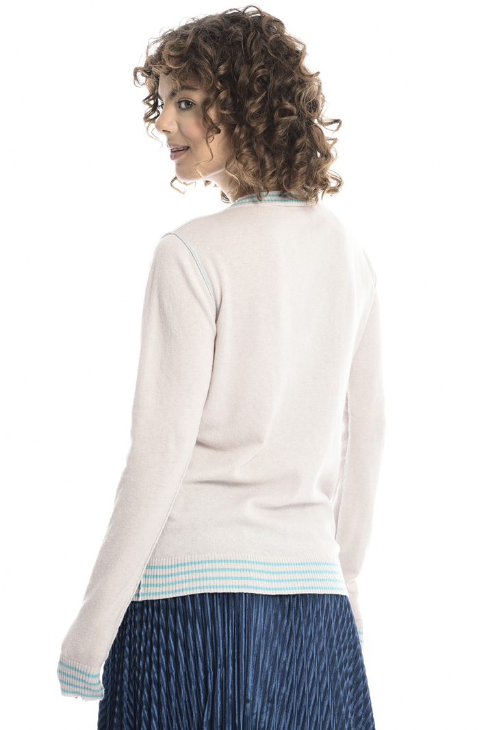 Maglia girocollo in misto lana Fashion Market Maglia girocollo in misto lana Fashion Market