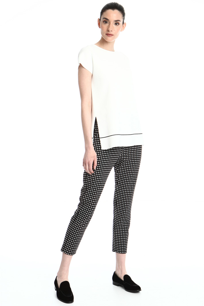 Pantaloni in jersey jacquard Fashion Market Pantaloni in jersey jacquard Fashion Market