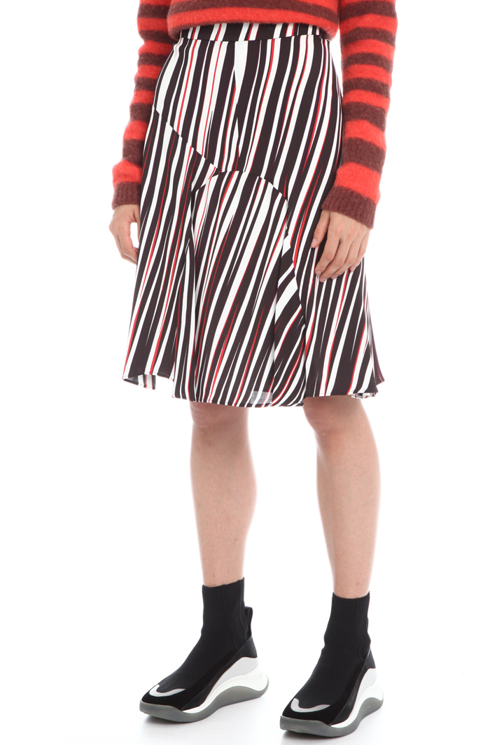 Gonna svasata in cady Fashion Market Gonna svasata in cady Fashion Market