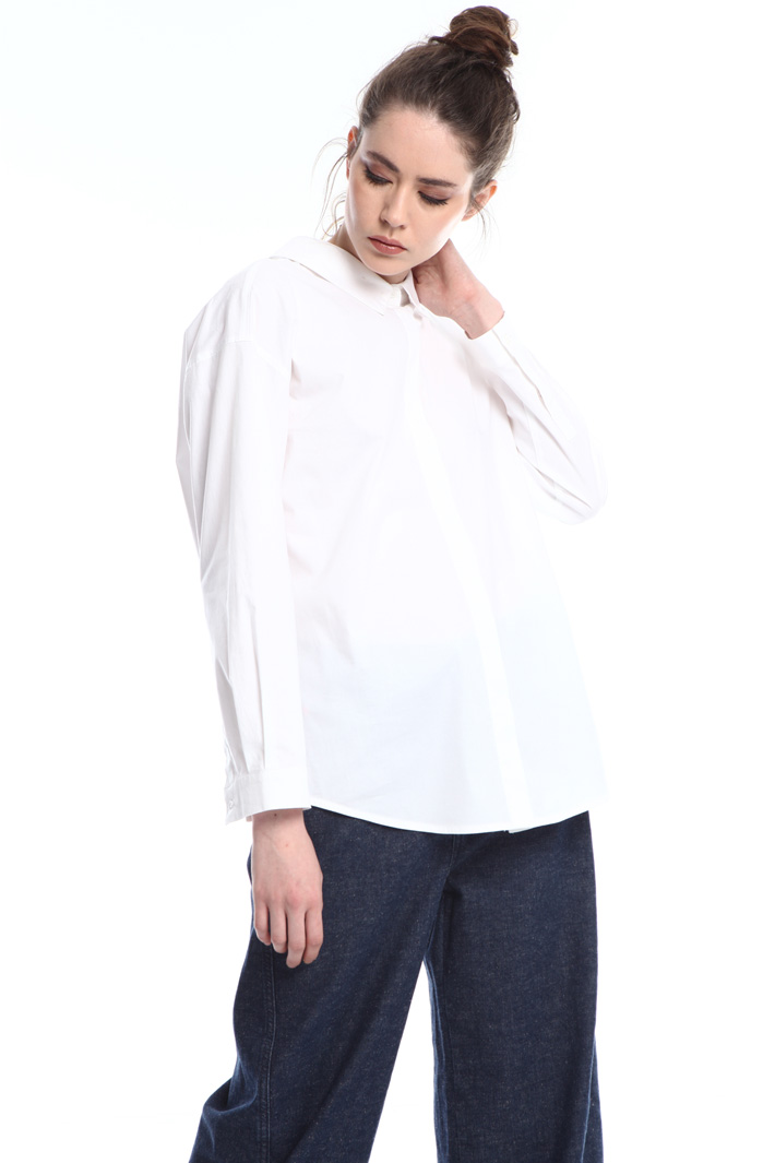 Camicia in popeline di cotone Fashion Market Camicia in popeline di cotone Fashion Market