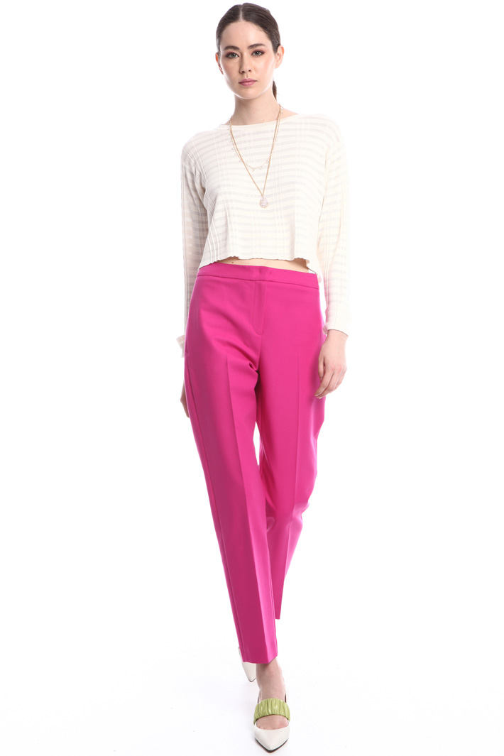 Pantaloni in doppio di cotone Fashion Market Pantaloni in doppio di cotone Fashion Market