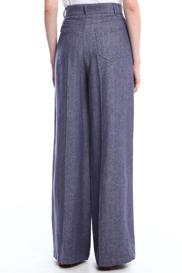 Pantaloni chevron a palazzo Fashion Market Pantaloni chevron a palazzo Fashion Market