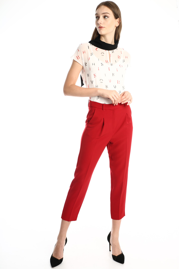 Pantaloni fluidi in sablé Fashion Market Pantaloni fluidi in sablé Fashion Market