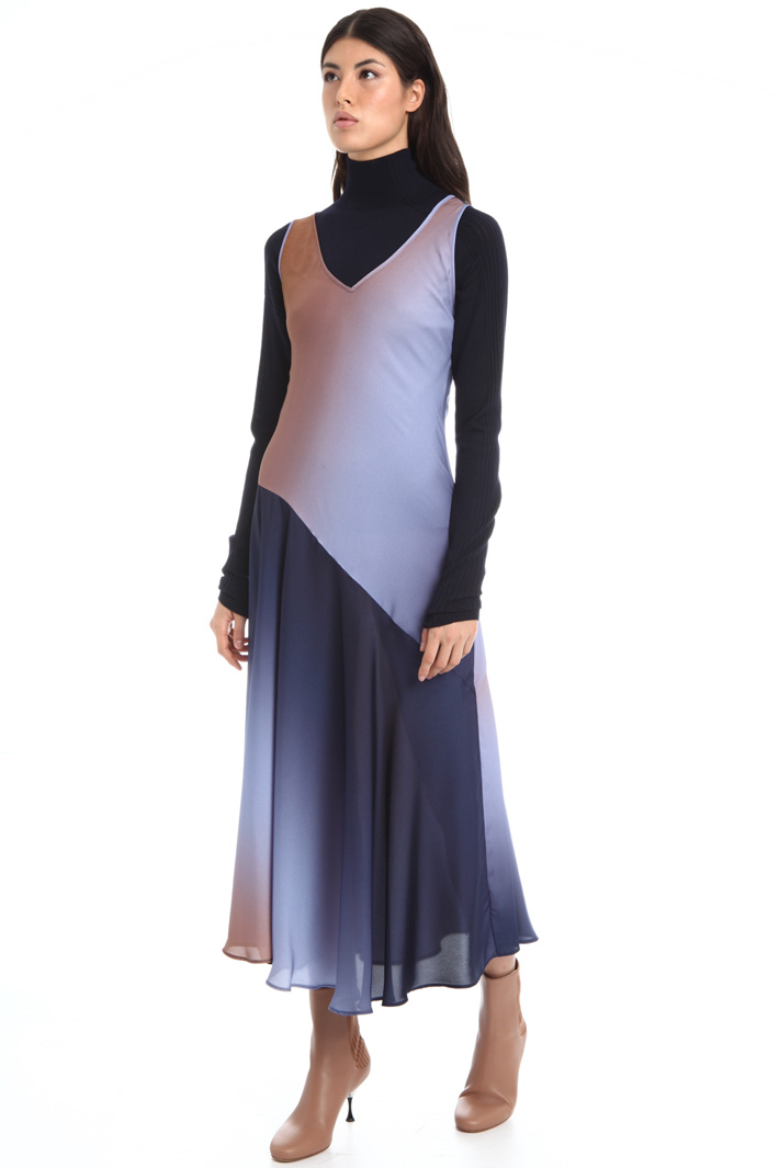 Abito in twill con drappeggio Fashion Market Abito in twill con drappeggio Fashion Market