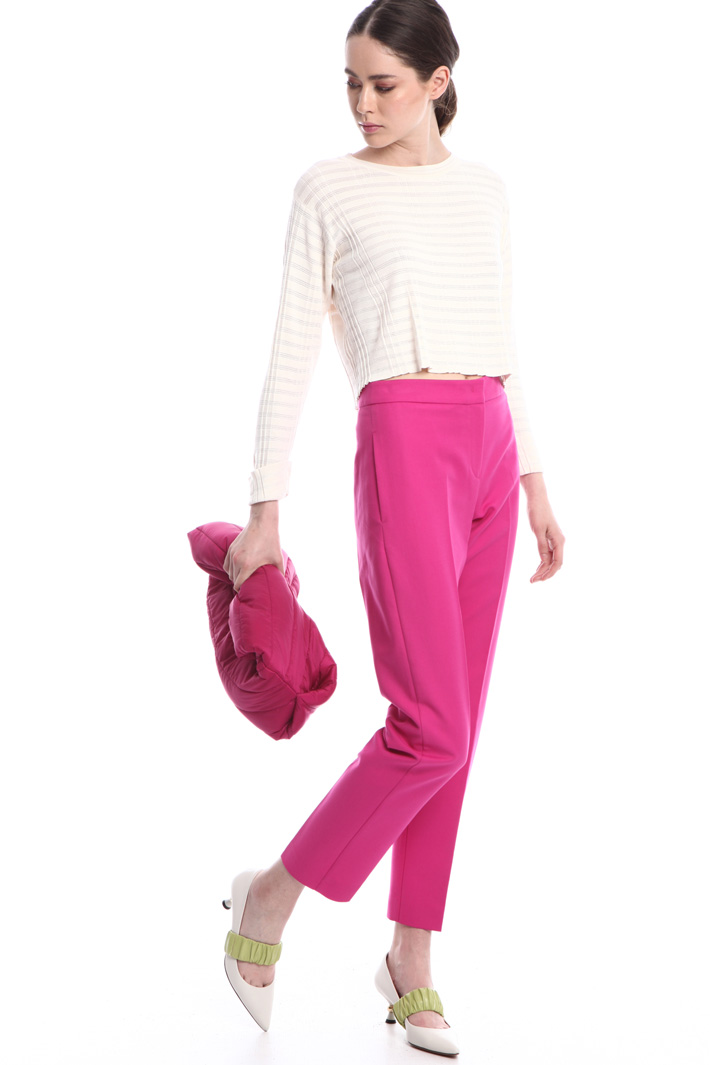 Maglia cropped jacquard Fashion Market Maglia cropped jacquard Fashion Market