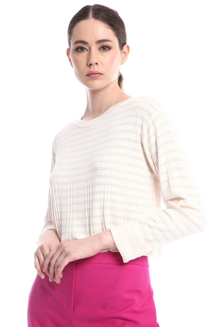 Maglia cropped jacquard Fashion Market Maglia cropped jacquard Fashion Market