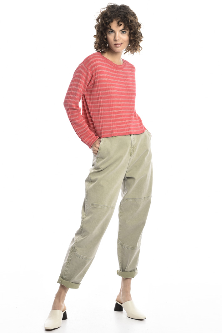 Maglia cropped jacquard Fashion Market Maglia cropped jacquard Fashion Market
