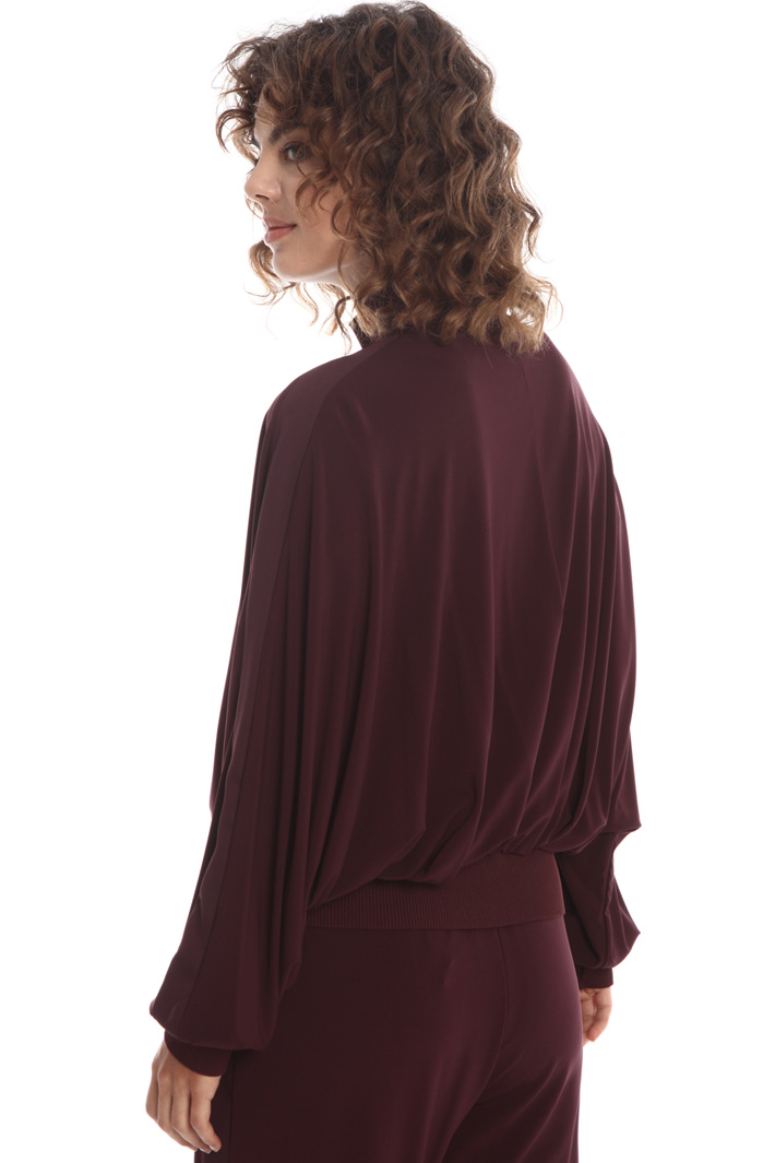 Felpa in jersey modello bomber Fashion Market Felpa in jersey modello bomber Fashion Market