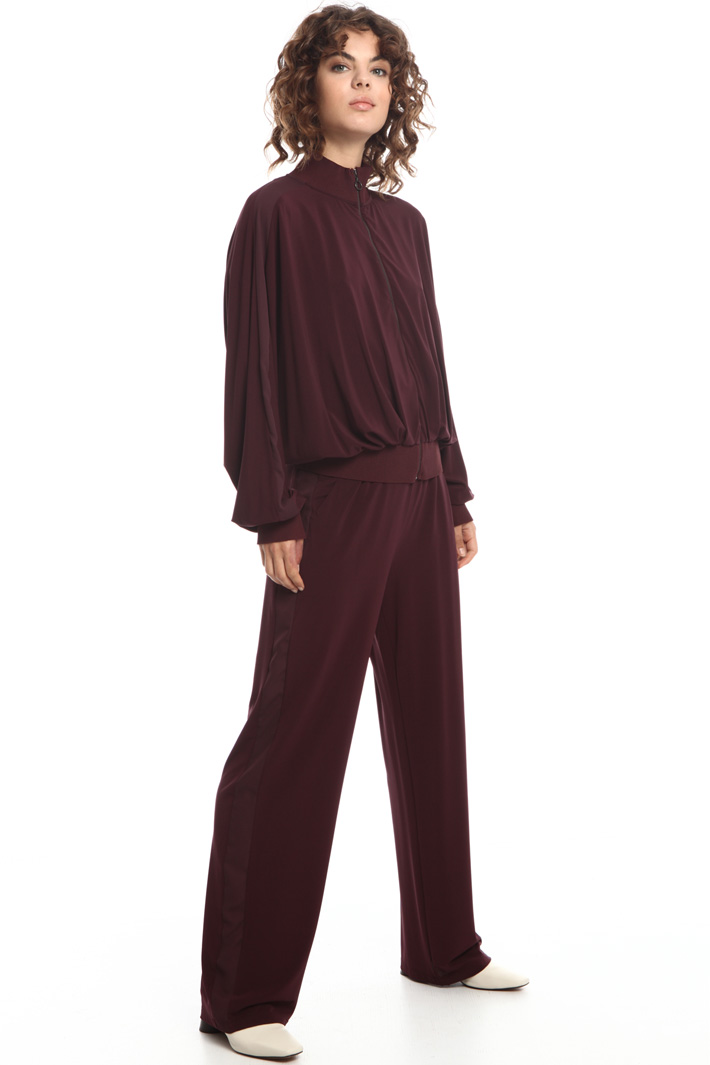 Felpa in jersey modello bomber Fashion Market Felpa in jersey modello bomber Fashion Market