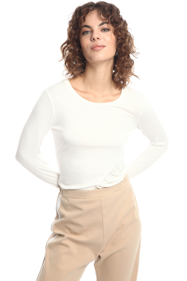 T-shirt in jersey con arriccio Fashion Market T-shirt in jersey con arriccio Fashion Market