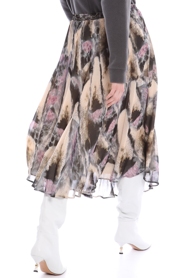 Gonna in georgette stampata Fashion Market Gonna in georgette stampata Fashion Market