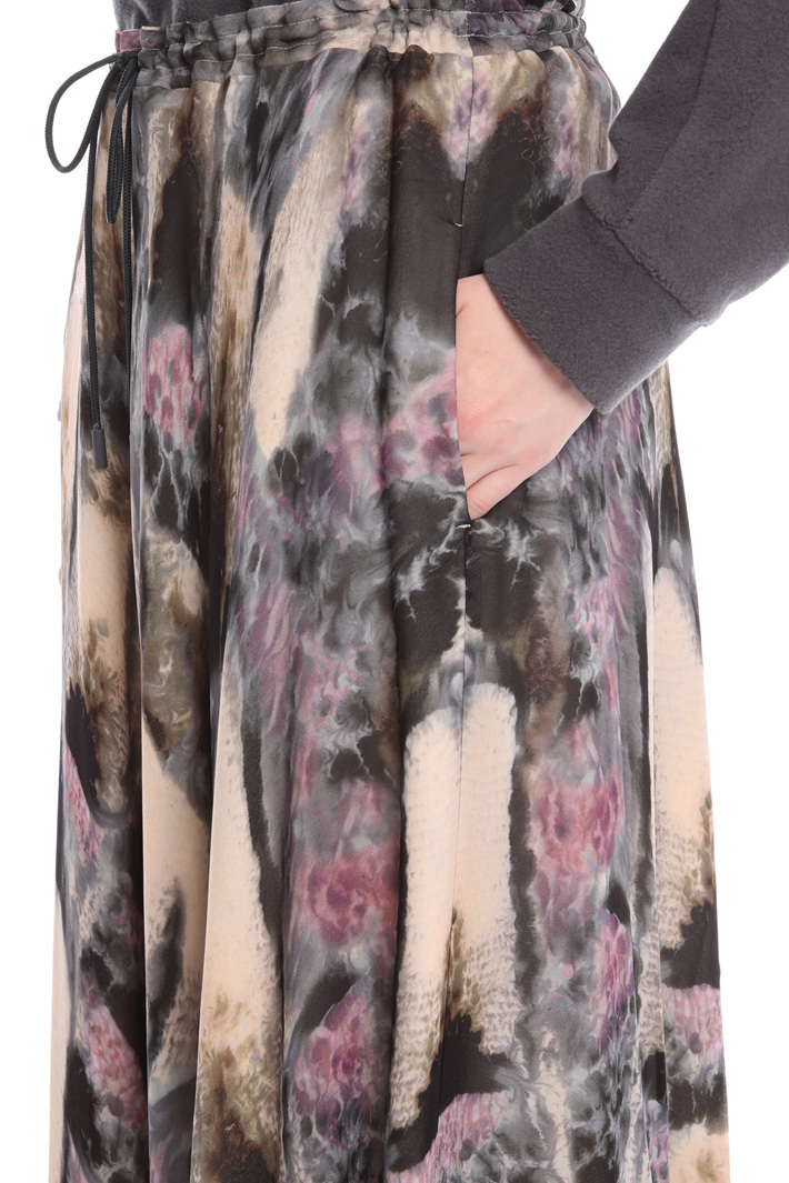 Gonna in georgette stampata Fashion Market Gonna in georgette stampata Fashion Market