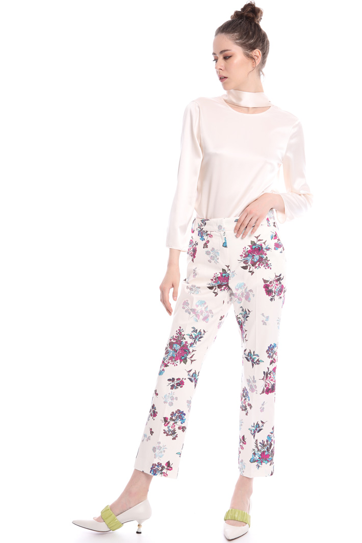 Pantaloni in raso di cotone Fashion Market Pantaloni in raso di cotone Fashion Market
