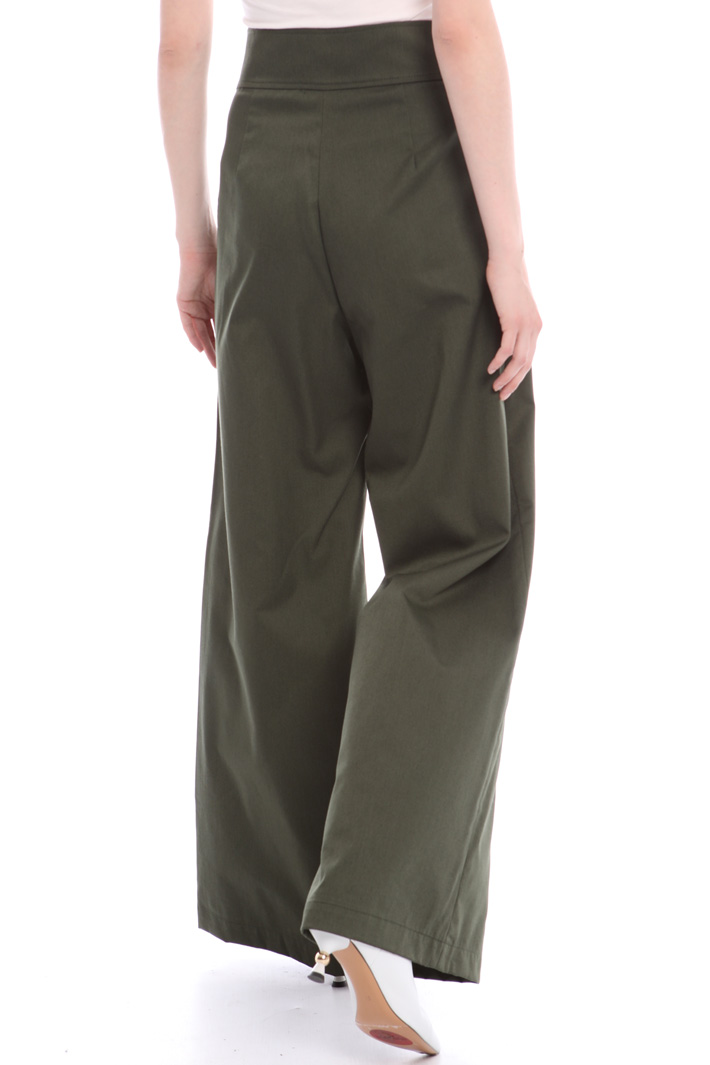 Pantaloni svasati in gabardina Fashion Market Pantaloni svasati in gabardina Fashion Market