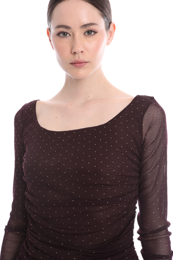 Top in tulle stretch Fashion Market Top in tulle stretch Fashion Market