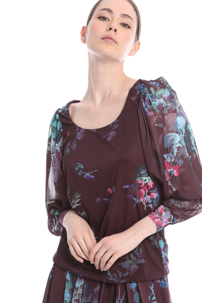 Blusa in crêpe di jersey Fashion Market Blusa in crêpe di jersey Fashion Market
