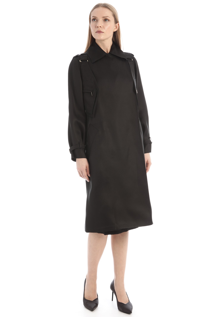 Soprabito stile trench in seta Fashion Market Soprabito stile trench in seta Fashion Market