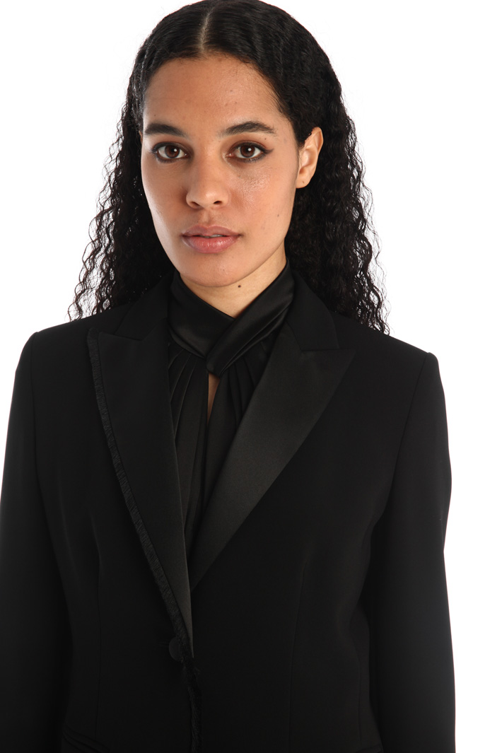Blazer in cady e raso Fashion Market Blazer in cady e raso Fashion Market