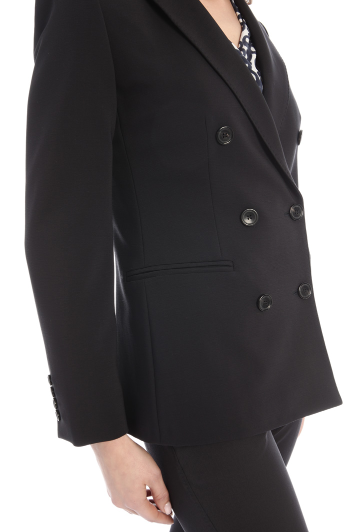 Blazer in lana crêpe Fashion Market Blazer in lana crêpe Fashion Market