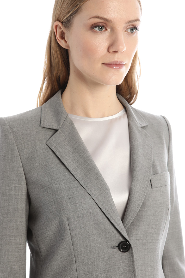 Blazer monopetto in lana Fashion Market Blazer monopetto in lana Fashion Market