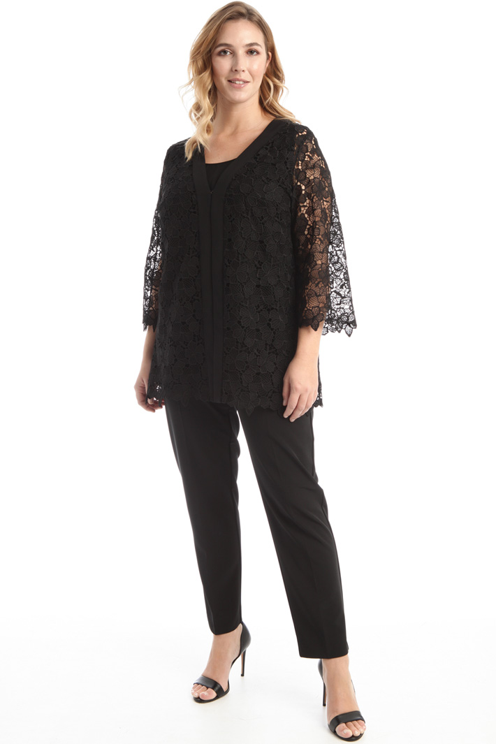 Spolverino in pizzo macramé Fashion Market Spolverino in pizzo macramé Fashion Market