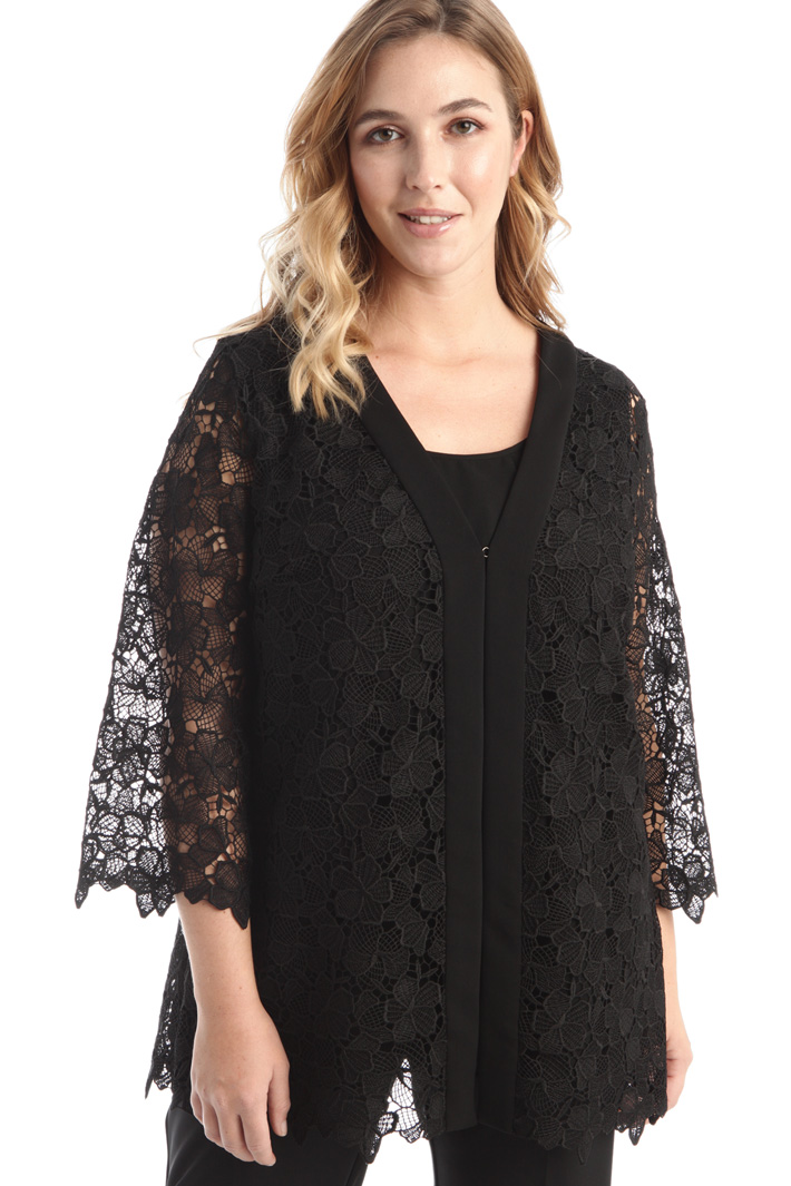 Spolverino in pizzo macramé Fashion Market Spolverino in pizzo macramé Fashion Market