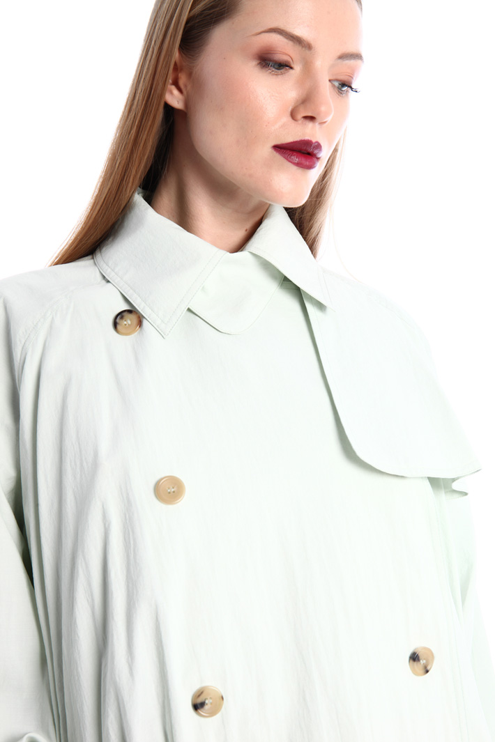 Trench in tela di misto cotone Fashion Market Trench in tela di misto cotone Fashion Market
