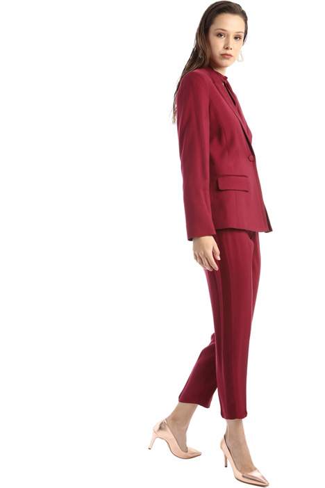 Pantaloni a sigaretta in satin Fashion Market