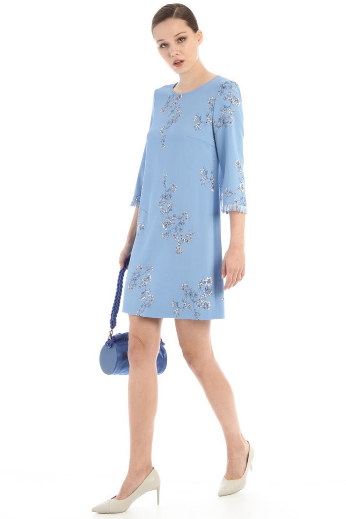 Abito corto in cady fluido Fashion Market