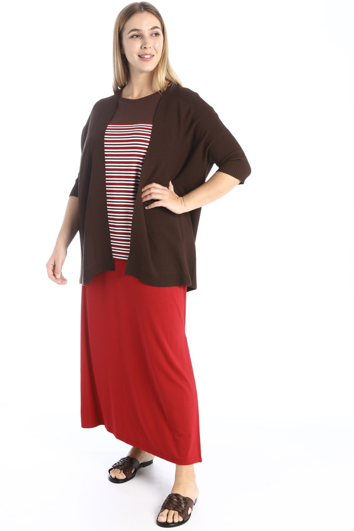 Cardigan in viscosa crêpe Fashion Market Cardigan in viscosa crêpe Fashion Market