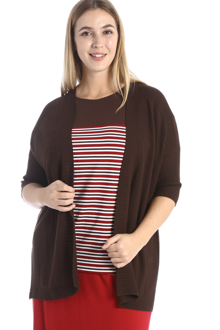 Cardigan in viscosa crêpe Fashion Market Cardigan in viscosa crêpe Fashion Market