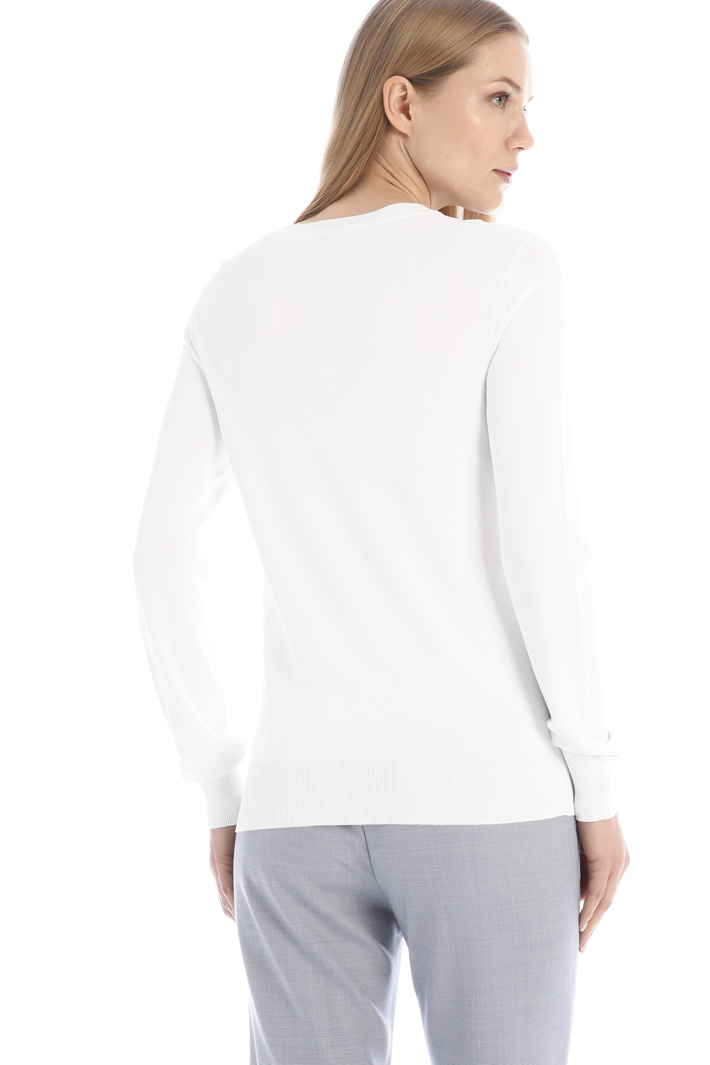 Maglia in viscosa con volant Fashion Market Maglia in viscosa con volant Fashion Market