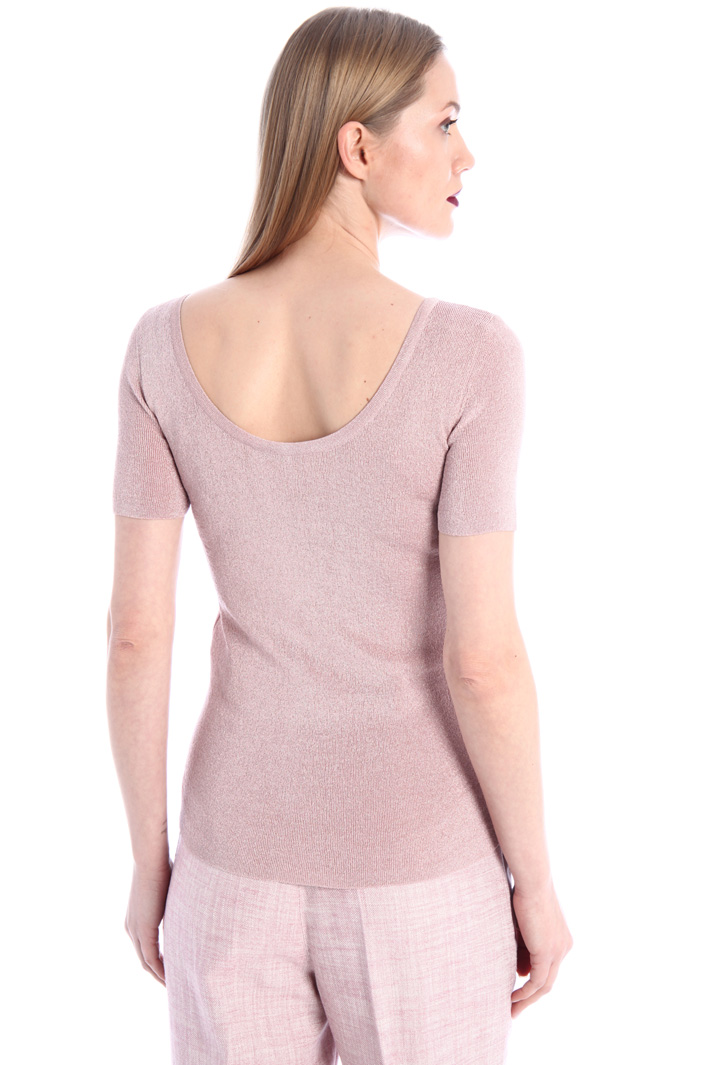 Maglia effetto metallizzato Fashion Market Maglia effetto metallizzato Fashion Market
