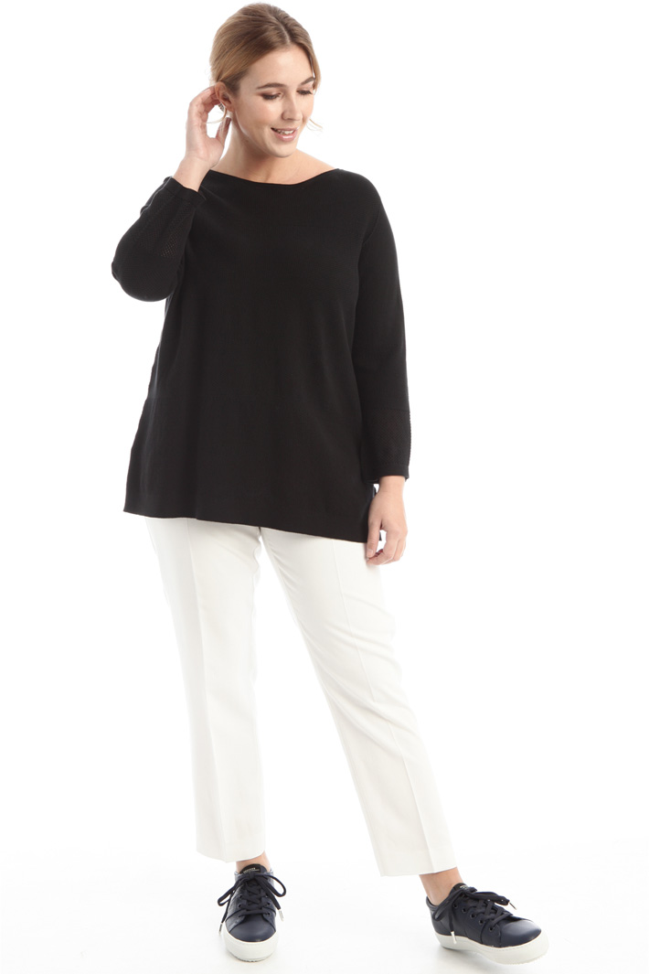 Maglia in cotone con fiocco Fashion Market Maglia in cotone con fiocco Fashion Market