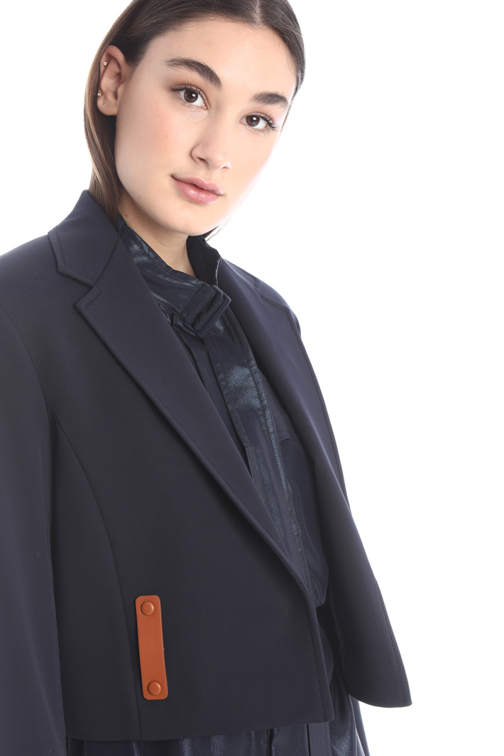 Blazer corto in tela di cotone Fashion Market Blazer corto in tela di cotone Fashion Market